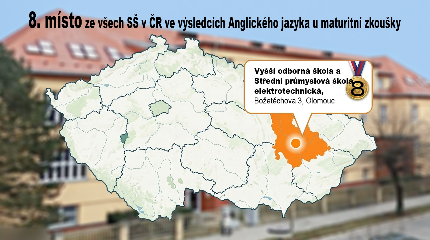 8. místo v celorepublikovém srovnání ANJ