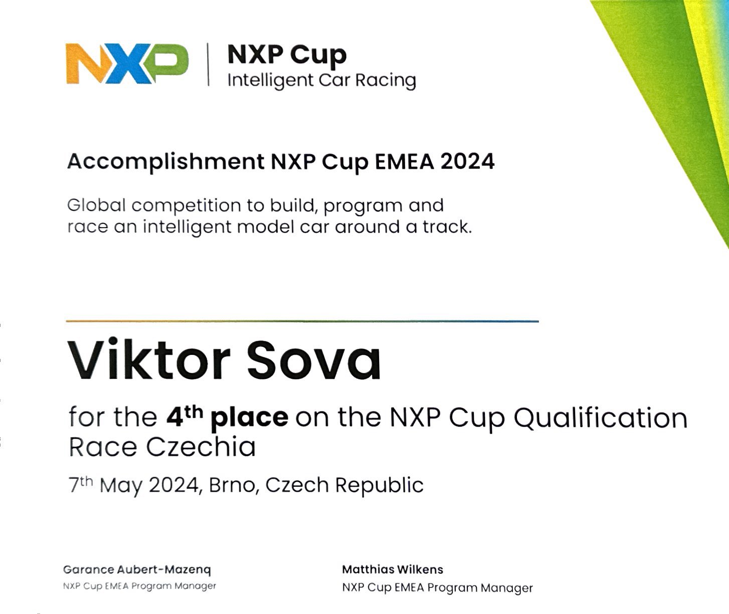 2024 05 Sova NXPcup